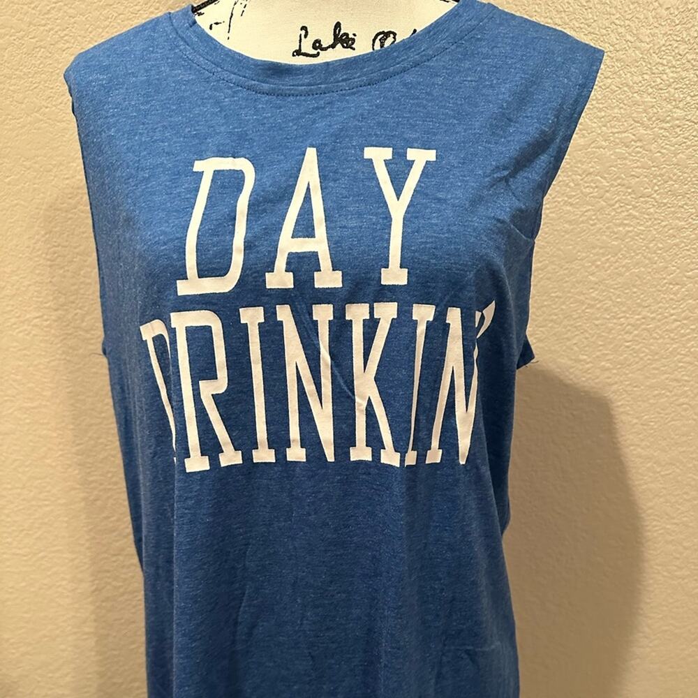 NWT Day Drinking Sleeveless Tee Sz XL